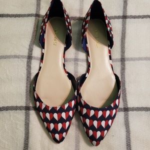 Nine West pointed flats size 9